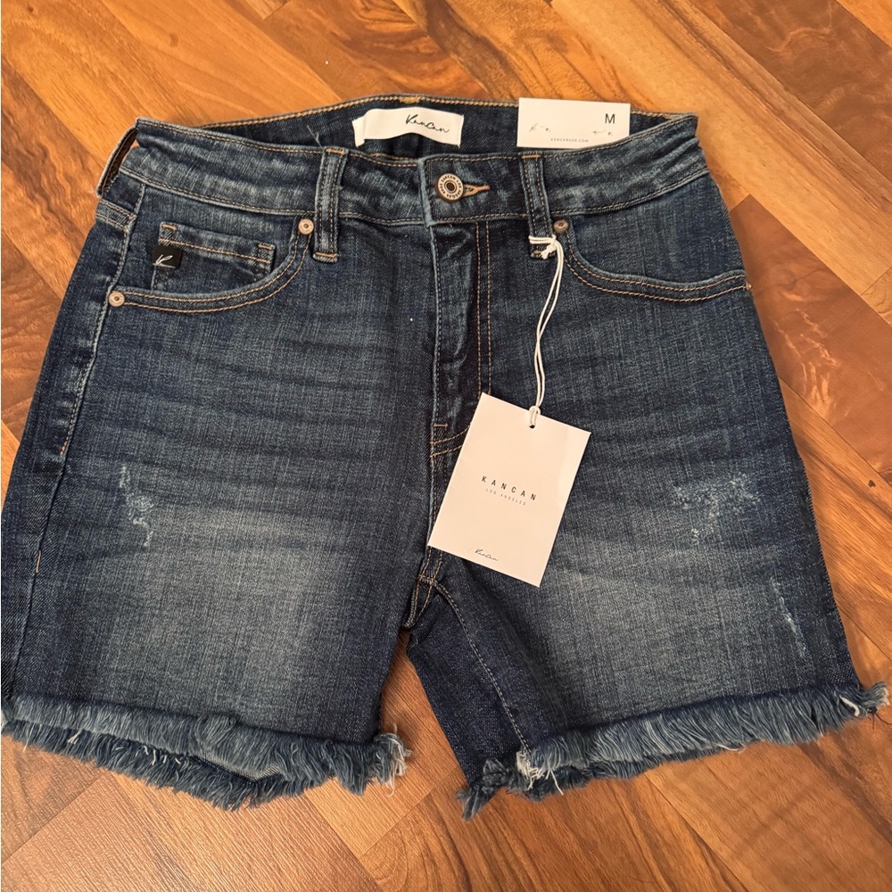 NWT Kancan High rise Jean shorts